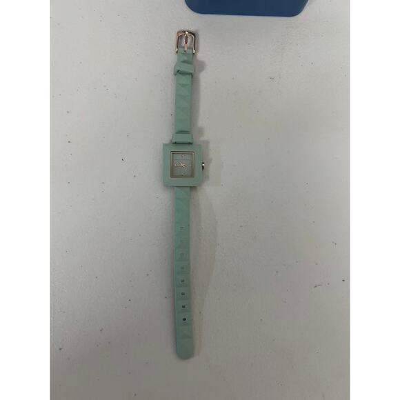 Armani Exchange AX4404 Women Square Watch Gray Silicone Strap Rose Gold main image 5